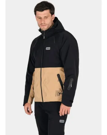 Текстилно яке KNOX MODRA WP BLACK/BROWN