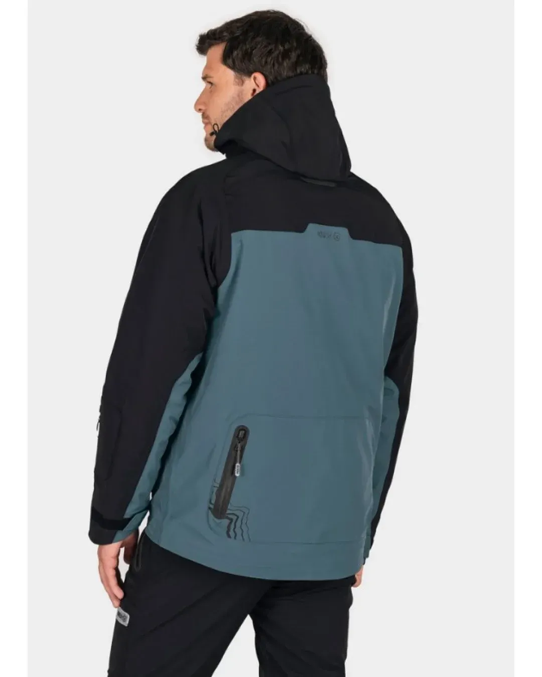 Текстилно яке KNOX MODRA WP BLACK/TEAL
