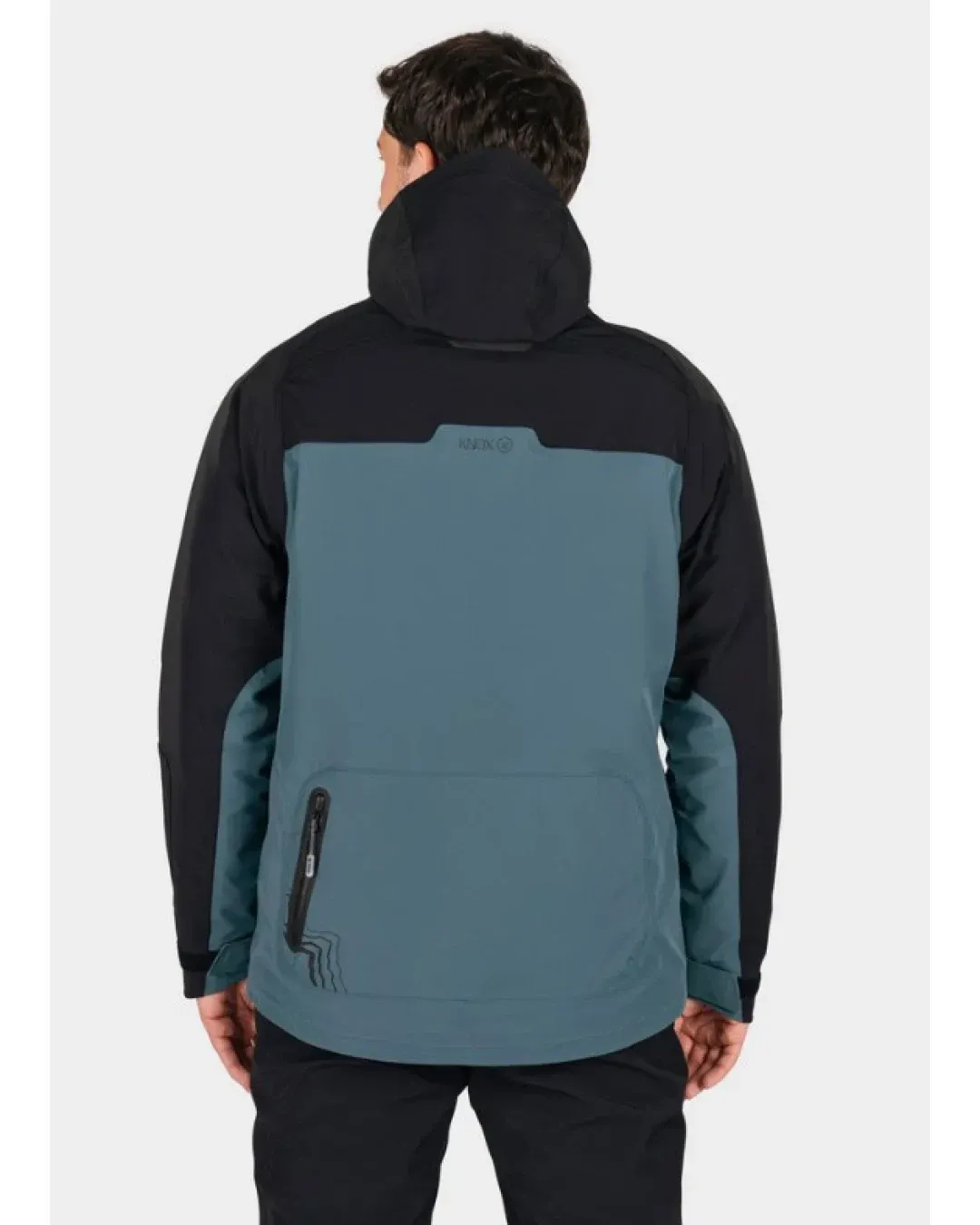 Текстилно яке KNOX MODRA WP BLACK/TEAL
