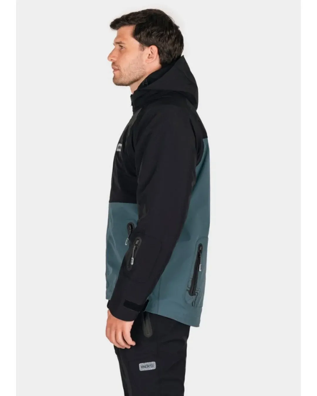 Текстилно яке KNOX MODRA WP BLACK/TEAL