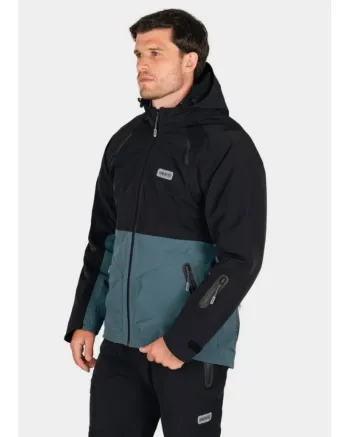 Текстилно яке KNOX MODRA WP BLACK/TEAL
