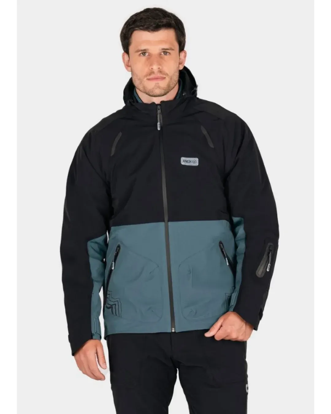 Текстилно яке KNOX MODRA WP BLACK/TEAL