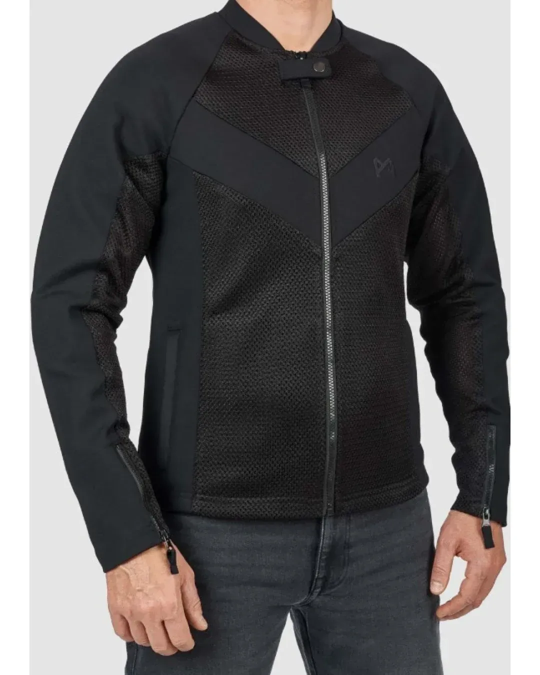 Текстилно яке Pando Moto STEALTH BLACK AAA