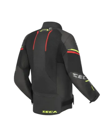 Текстилно яке SECA AIRFLOW III BLACK/RED/FLUO