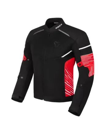 Текстилно яке SECA SUMMER WAY BLACK/RED