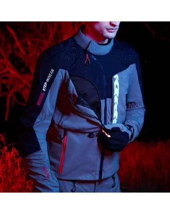 Текстилно яке SPIDI FRONTIER THERMORAIN ICE/BLUE