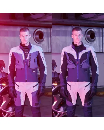Текстилно яке SPIDI FRONTIER THERMORAIN ICE/BLUE