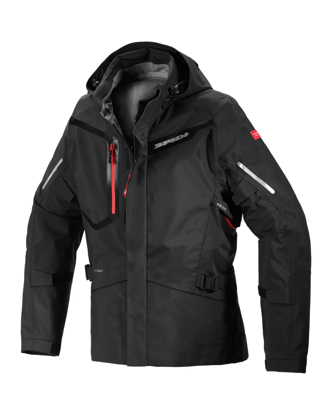 Текстилно яке за мотор  SPIDI Mission-T Shield Black