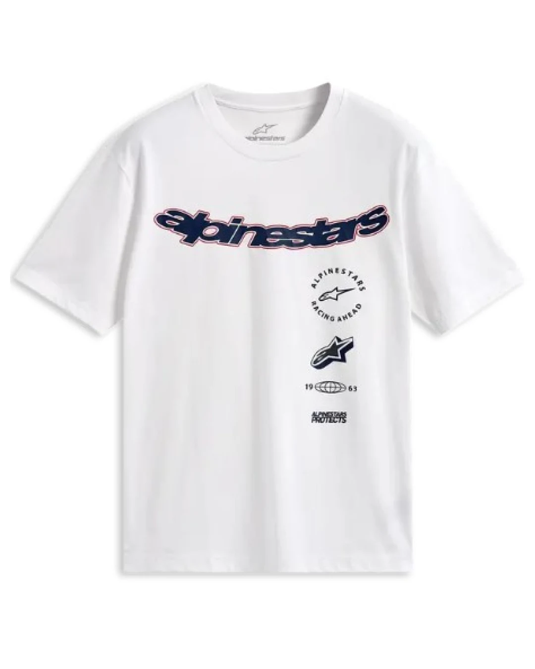 Тениска ALPINESTARS SS CSF ABUS WHITE