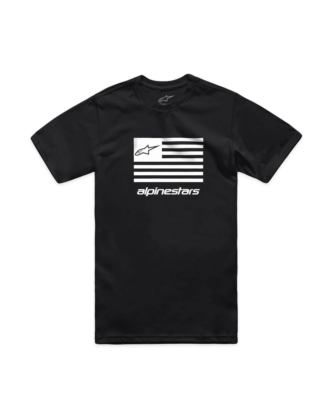 Тениска ALPINESTARS TEE CSF FLAG BLACK/WHITE