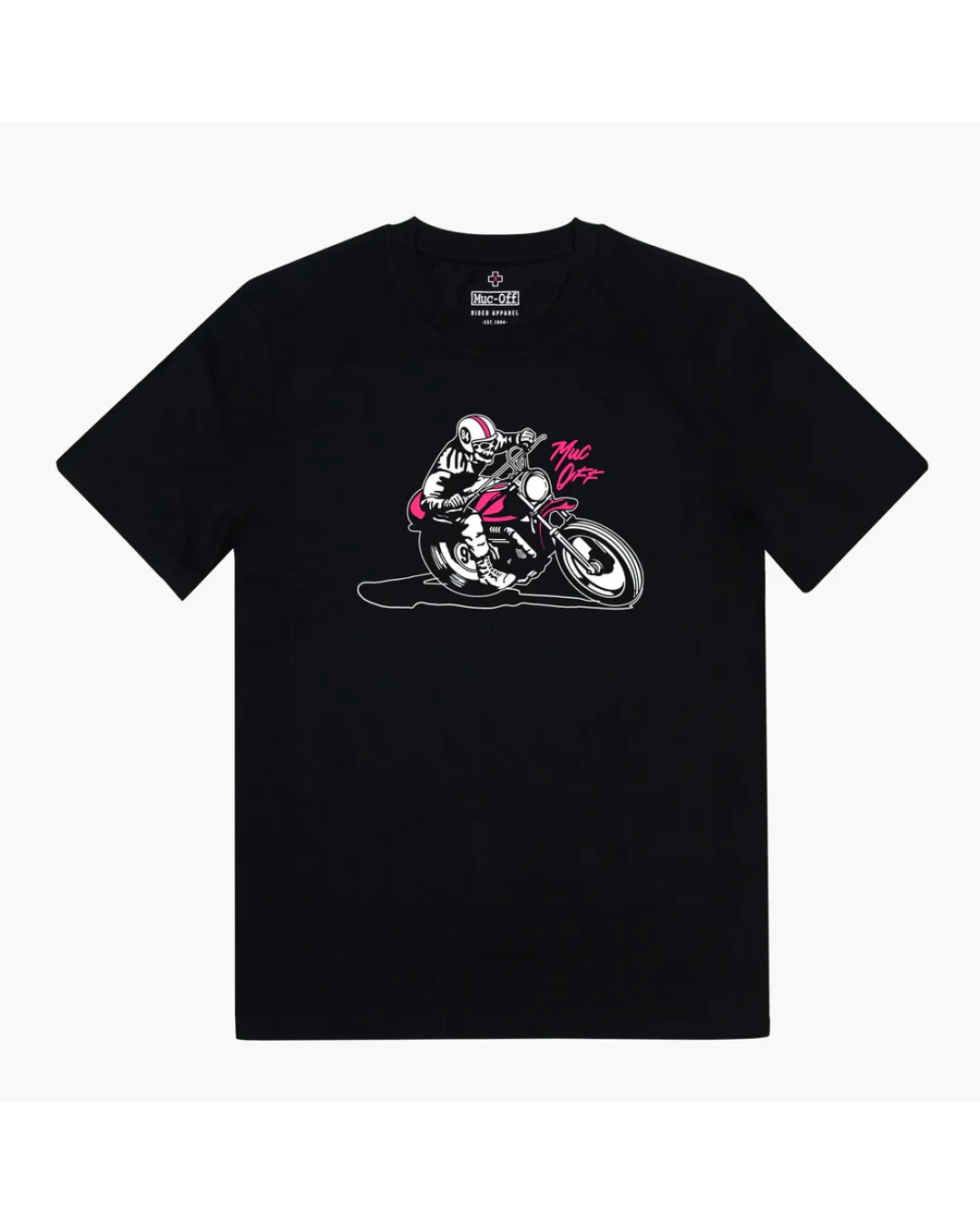 Тениска MUC-OFF MOTO SKULL BLACK