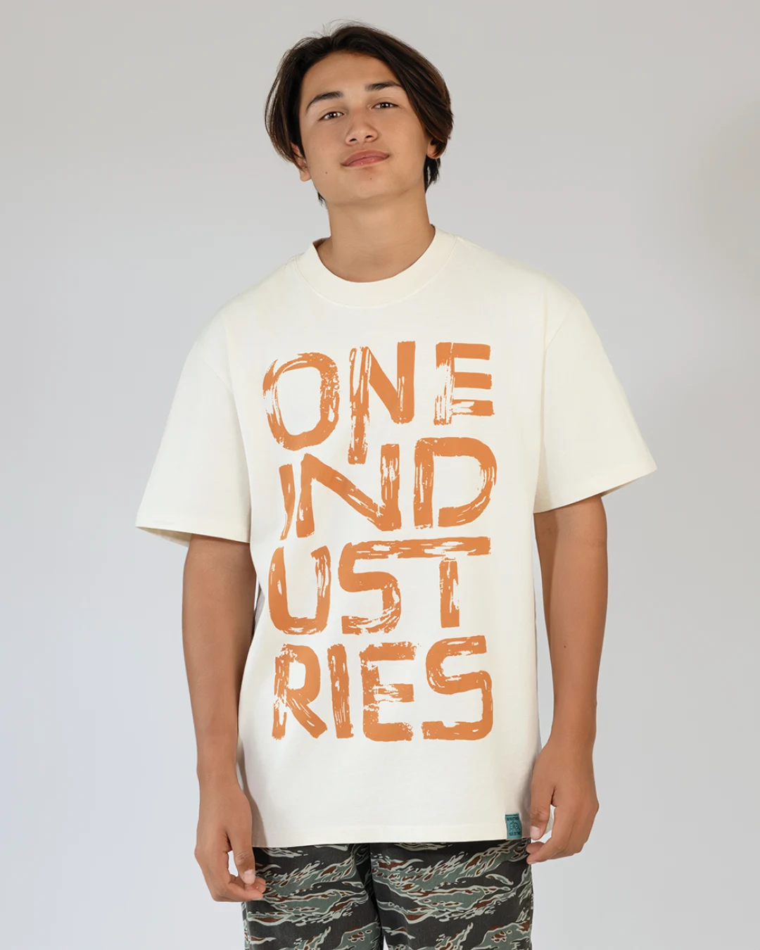 Тениска ONE INDUSTRIES STROKES ECRU