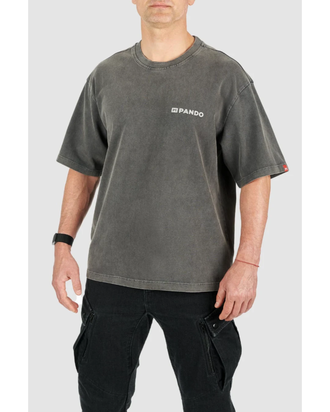 Тениска PANDO MOTO ALEX RUNA – ACID Washed Oversized