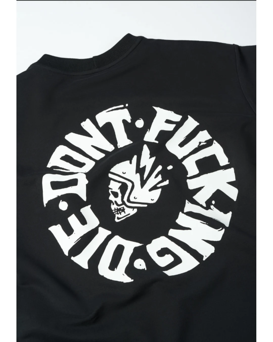Тениска PANDO MOTO LUKE DON’T DIE BLACK – Oversized