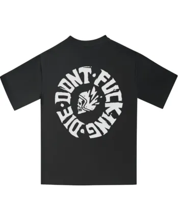 Тениска PANDO MOTO LUKE DON’T DIE BLACK – Oversized