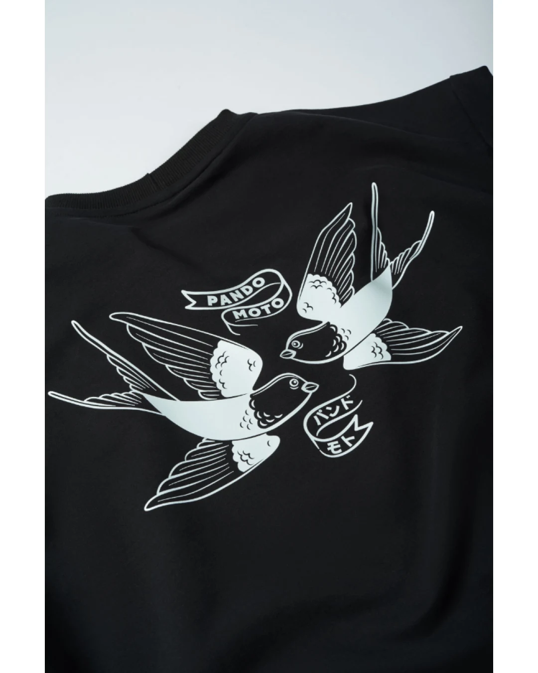 Тениска PANDO MOTO LUKE TOKYO BLACK – Oversized