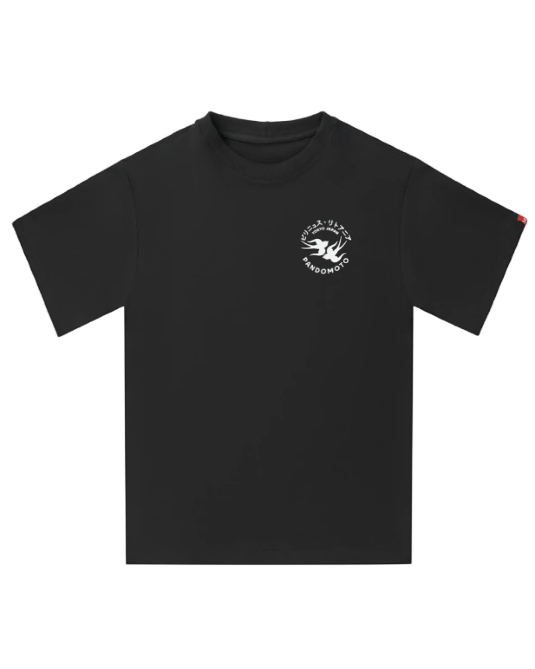 Тениска PANDO MOTO LUKE TOKYO BLACK – Oversized