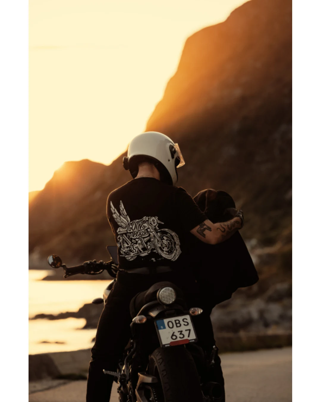 Тениска PANDO MOTO MIKE MOTO WING 1 - Regular Fit