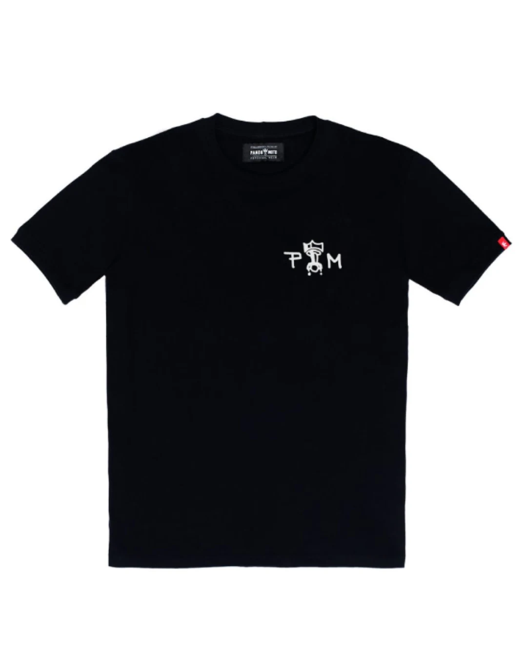 Тениска PANDO MOTO MIKE RED SKULL 1  - Regular Fit