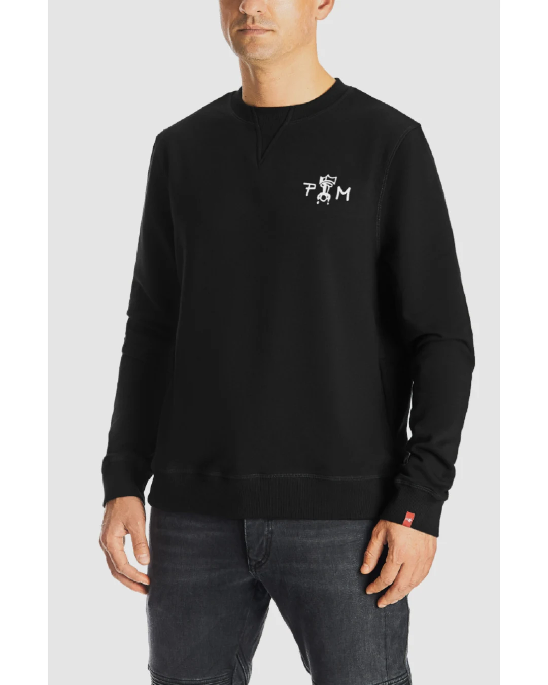 Тениска с дълъг ръкав PANDO MOTO JOHN SKULL 01 - Regular Fit
