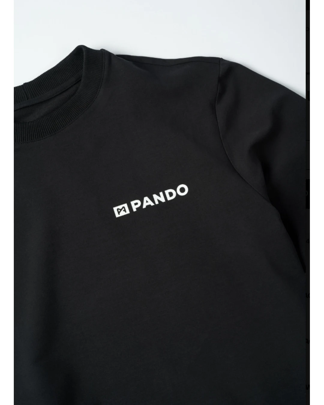 Тениска с дълъг ръкав PANDO MOTO TOMMY DON’T DIE BLACK - Oversized