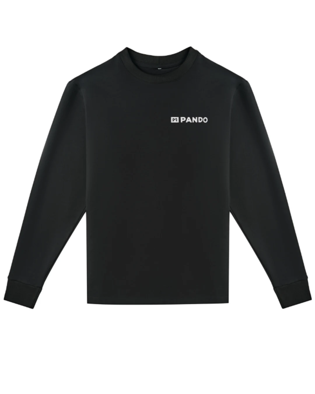Тениска с дълъг ръкав PANDO MOTO TOMMY DON’T DIE BLACK - Oversized
