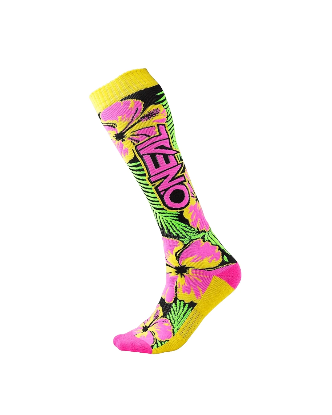 Термо чорапи O'NEAL PRO MX ISLAND pink/green/yellow