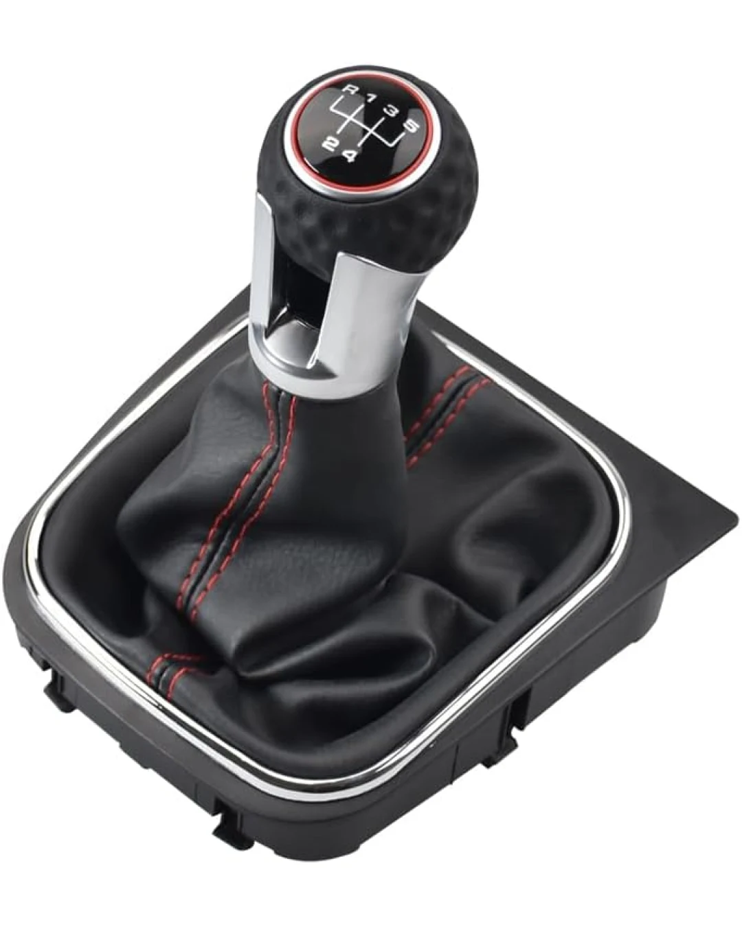 Топка скоростен лост + маншон 5 скорости за VW Golf 5 / Golf 6 / Jetta / EOS / Scirocco - OEM 5K0711113