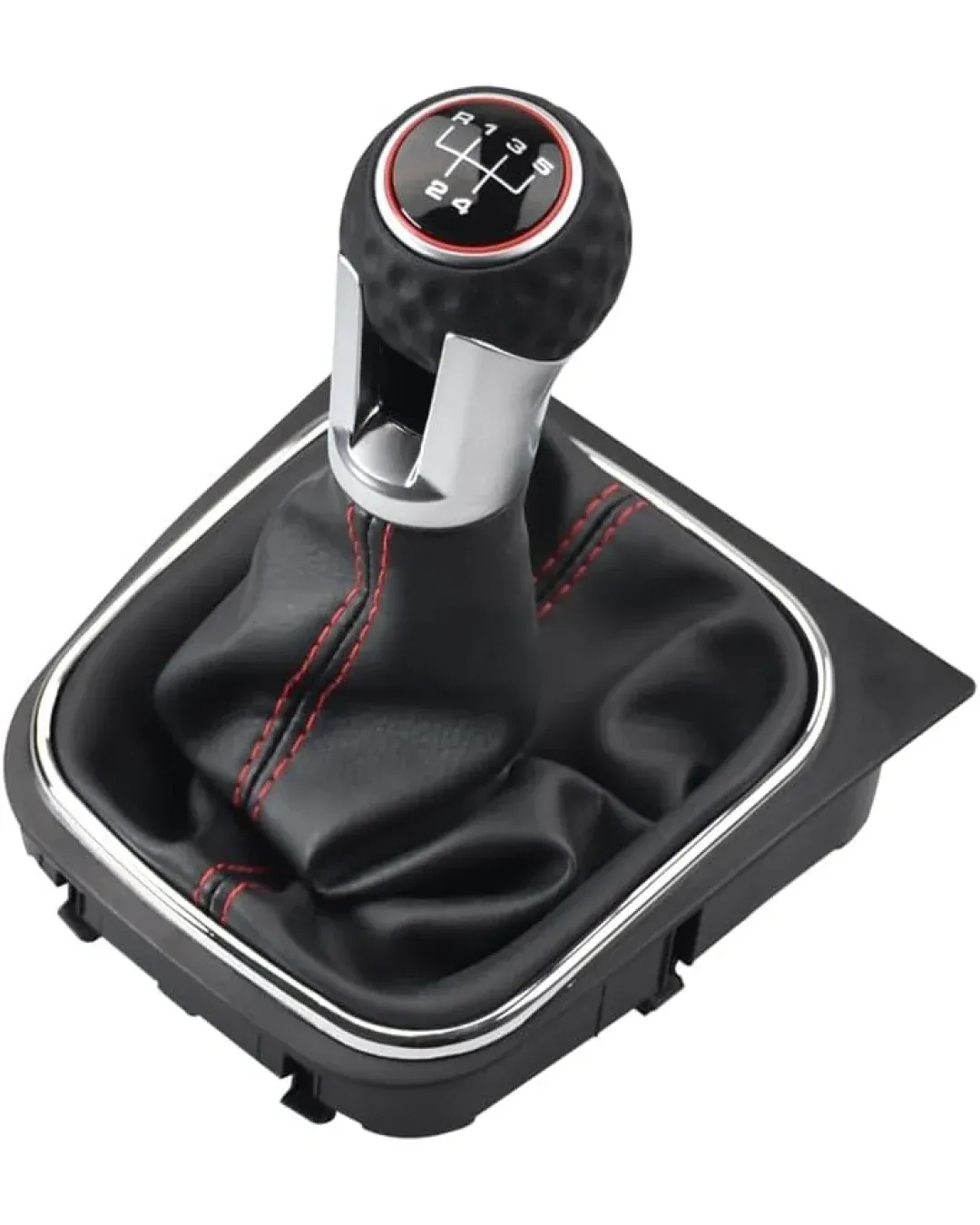 Топка скоростен лост + маншон 5 скорости за VW Golf 5 / Golf 6 / Jetta / EOS / Scirocco - OEM 5K0711113
