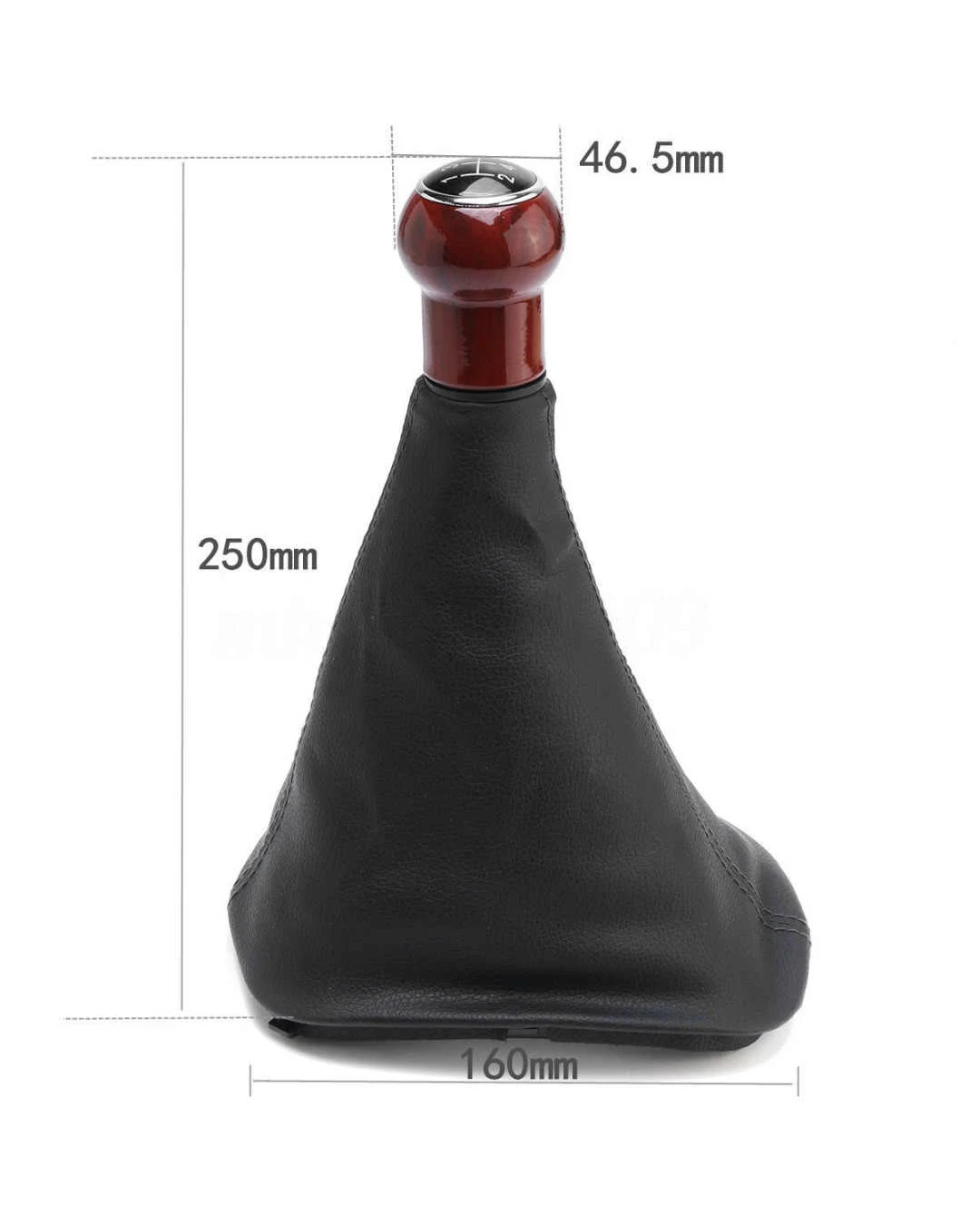 Tопка Скоростен Лост С Маншон, Кафява, Махагон, Кожен Кожух, Фолксваген Пасат Volkswagen VW Passat B5 B5.5 98-04, 5 скорости