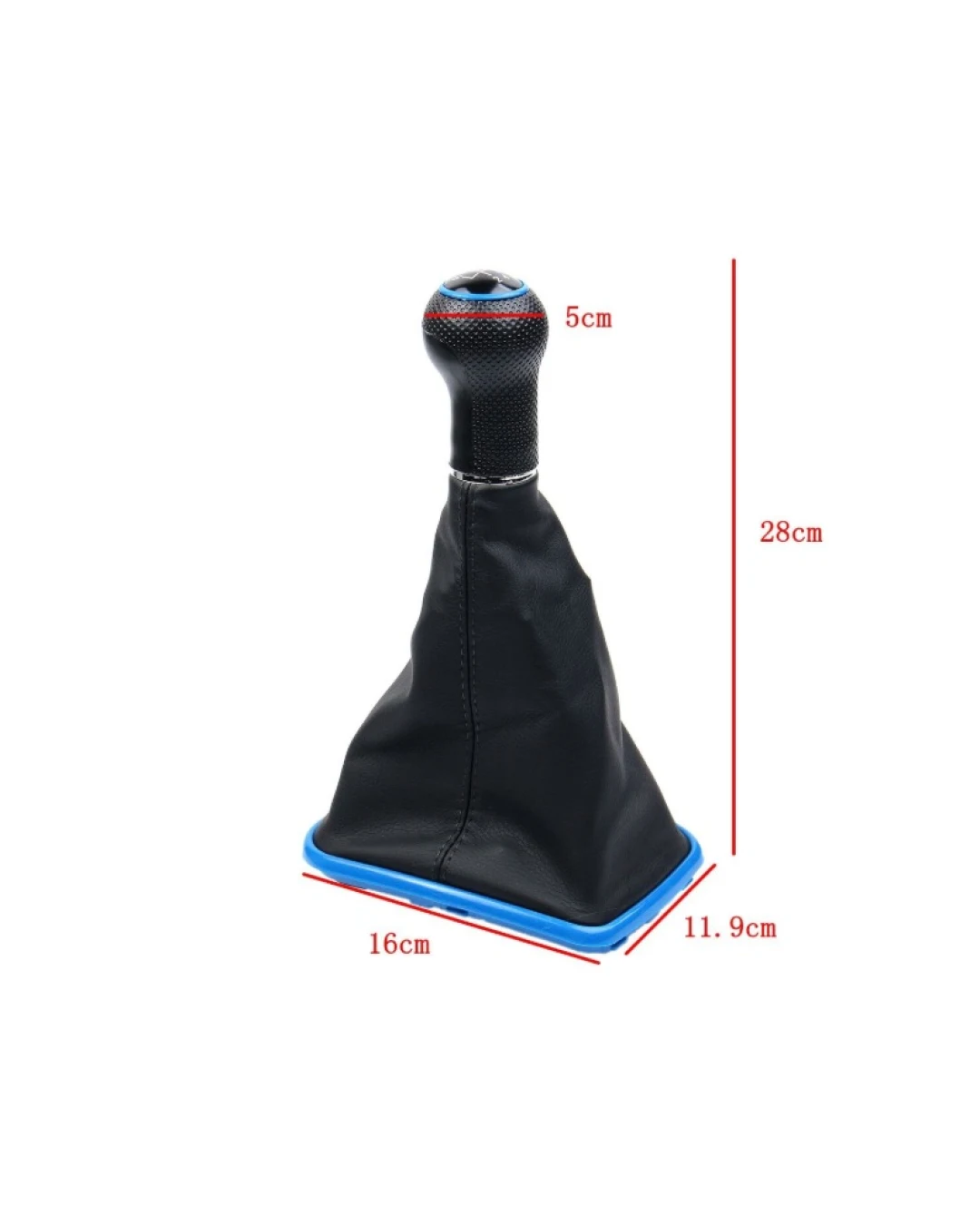 Tопка Скоростен Лост С Маншон Кожен Кожух За Голф Golf 4 Bora Синя Рамка