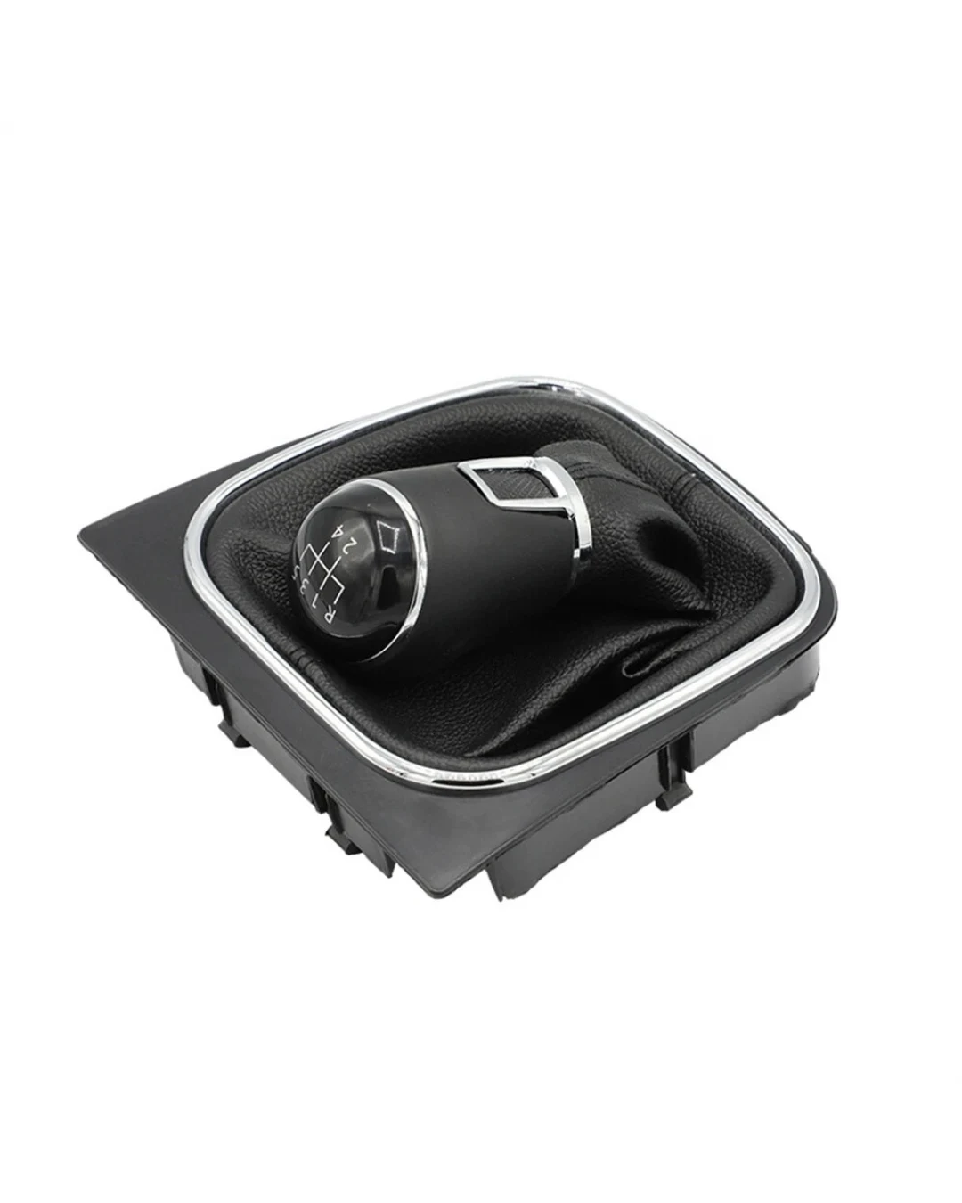 Топка скоростен лост с маншон от еко кожа 5 скорости за VW Golf Mk 5, Mk 6, Scirocco Mk3, Jetta Mk6, VW EOS, 6 Viteze ОЕМ 1K0711113