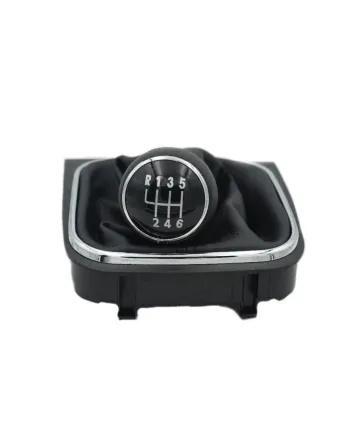 Топка скоростен лост с маншон от еко кожа 6 скорости за VW Golf Mk 5, Mk 6, Scirocco Mk3, Jetta Mk6, VW EOS ОЕМ 1K0711113