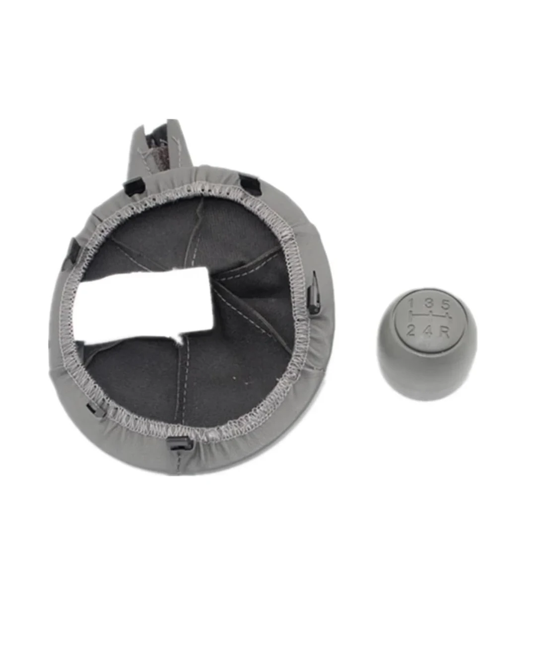 Топка Скоростен Лост с Маншон От Еко Кожа За FIAT 500 Panda II 5 Скорости ОЕМ 71775051