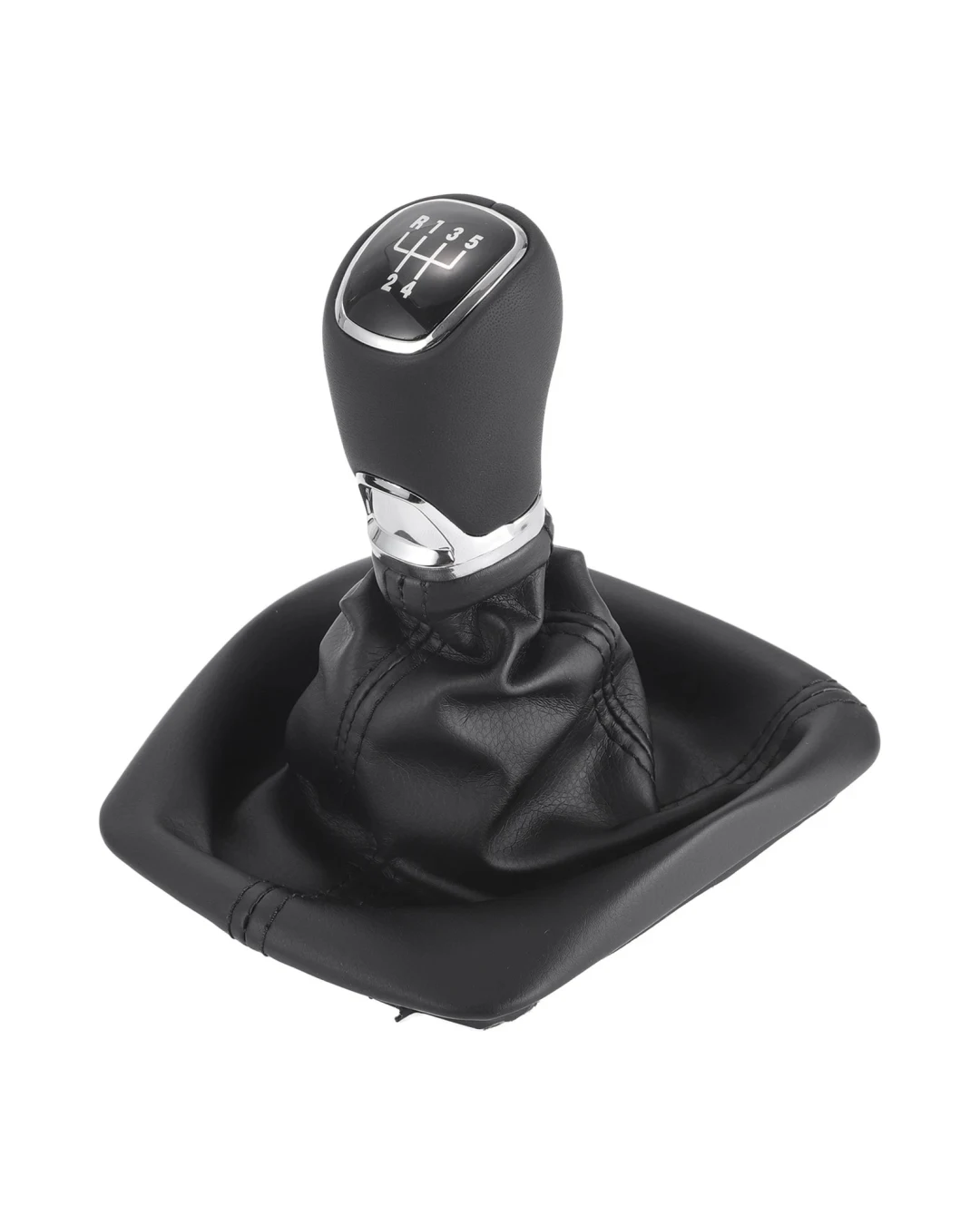 Топка Скоростен Лост с Маншон От Еко Кожа За Skoda Octivia II 5 Скорости ОЕМ 1Z0711141B9B9