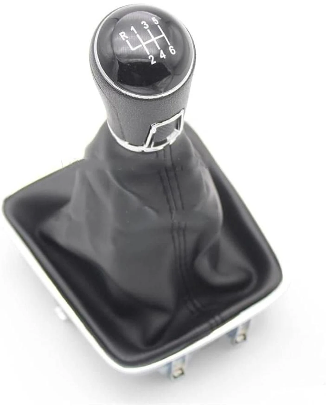 Топка Скоростен Лост с Маншон От Еко Кожа За Volkswagen Tiguan I, Sharan II, Golf Plus 6 Скорости ОЕМ 5N0711113Q