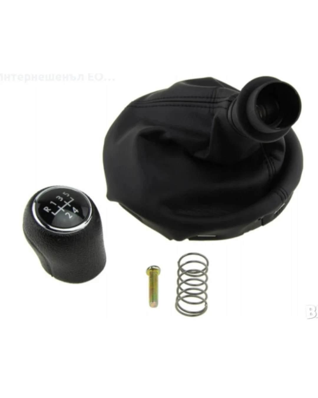 Топка Скоростен Лост с Маншон От Еко Кожа За VW Transporter T5, Multivan T5, Caravelle T5 5 Скорости ОЕМ 7H0711113