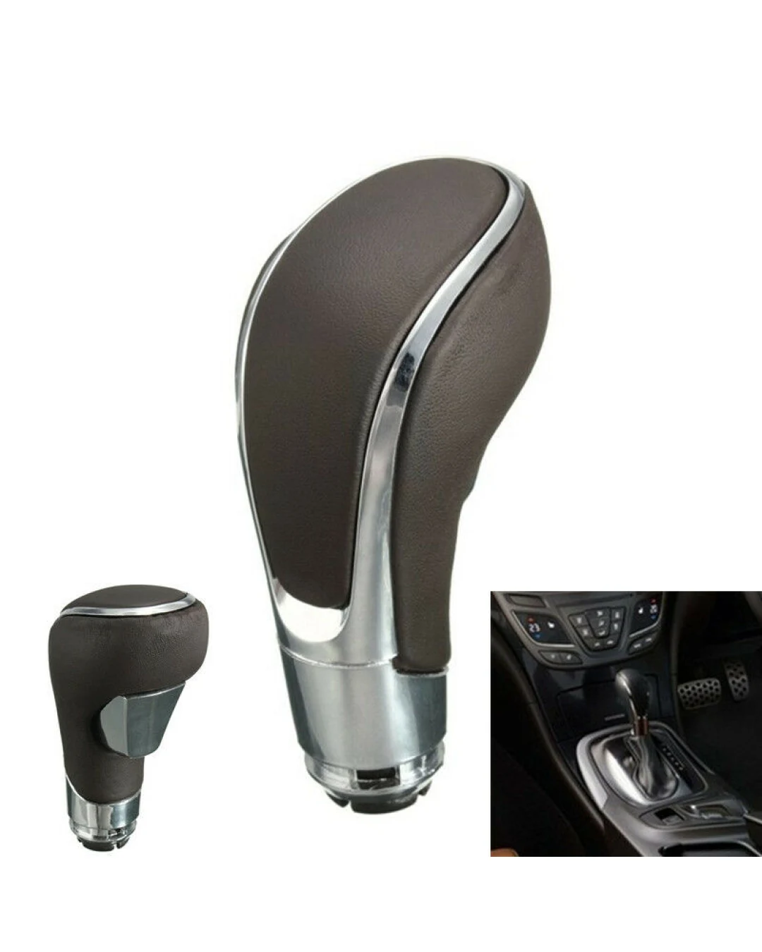 Топка Скоростен Лост За Автоматична Скоростна Кутия, Кафява, За Опел Инсигниа Оpel insignia, Аstra J Ж, Еко Кожа