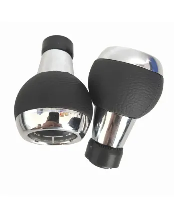 Топка за Скоростен Лост, Еко Кожа, Хром, За Мини Купър Mini Cooper R55 R56 R57 R59 F55 F54