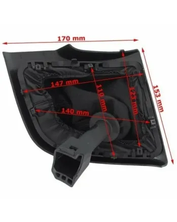 Топка за скоростен лост + маншон с рамка за Fiat Ducato, Peugeot Boxer и Citroen Jumper – 6 скорости – OEM 1608508580 / 46314090 / 55348945