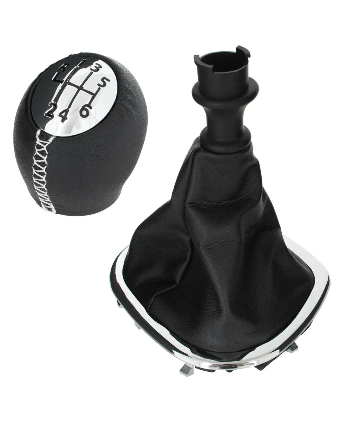 Топка за скоростен лост с маншон от Еко Кожа за Opel Vivaro Renault Trafic Опел Виваро Рено Трафик 2014-2019г., Фиат Таленто Fiat Talento 16-20 6 скорости