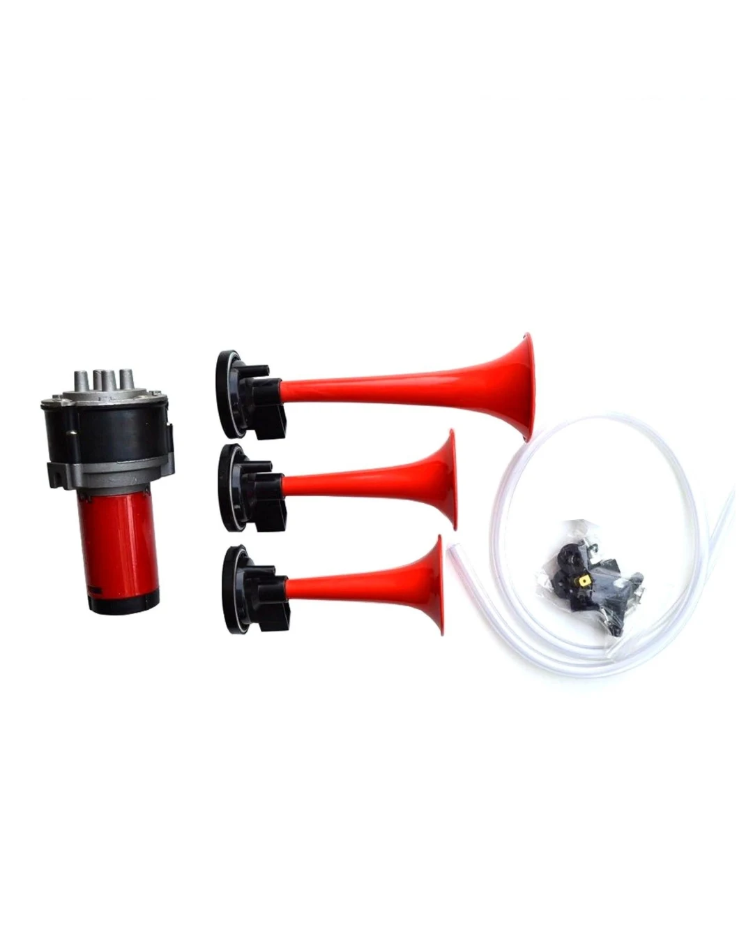 Тромба клаксон сирена с компресор тройна за 12V кола камион бус