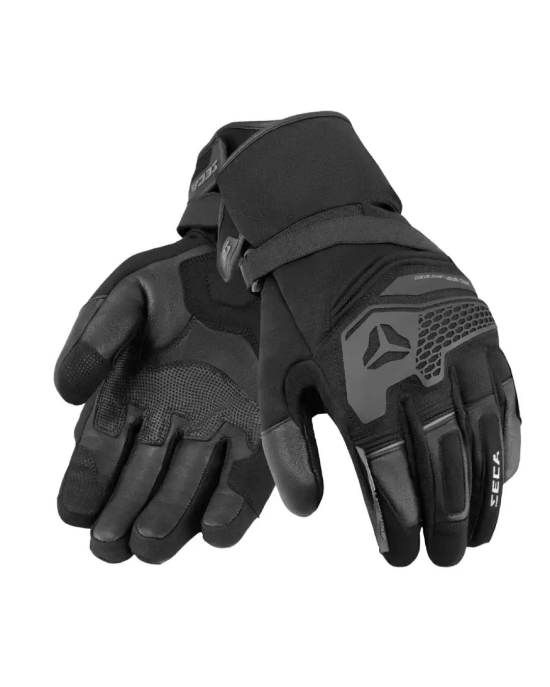 Туристически мото ръкавици SECA TURISMO WP BLACK