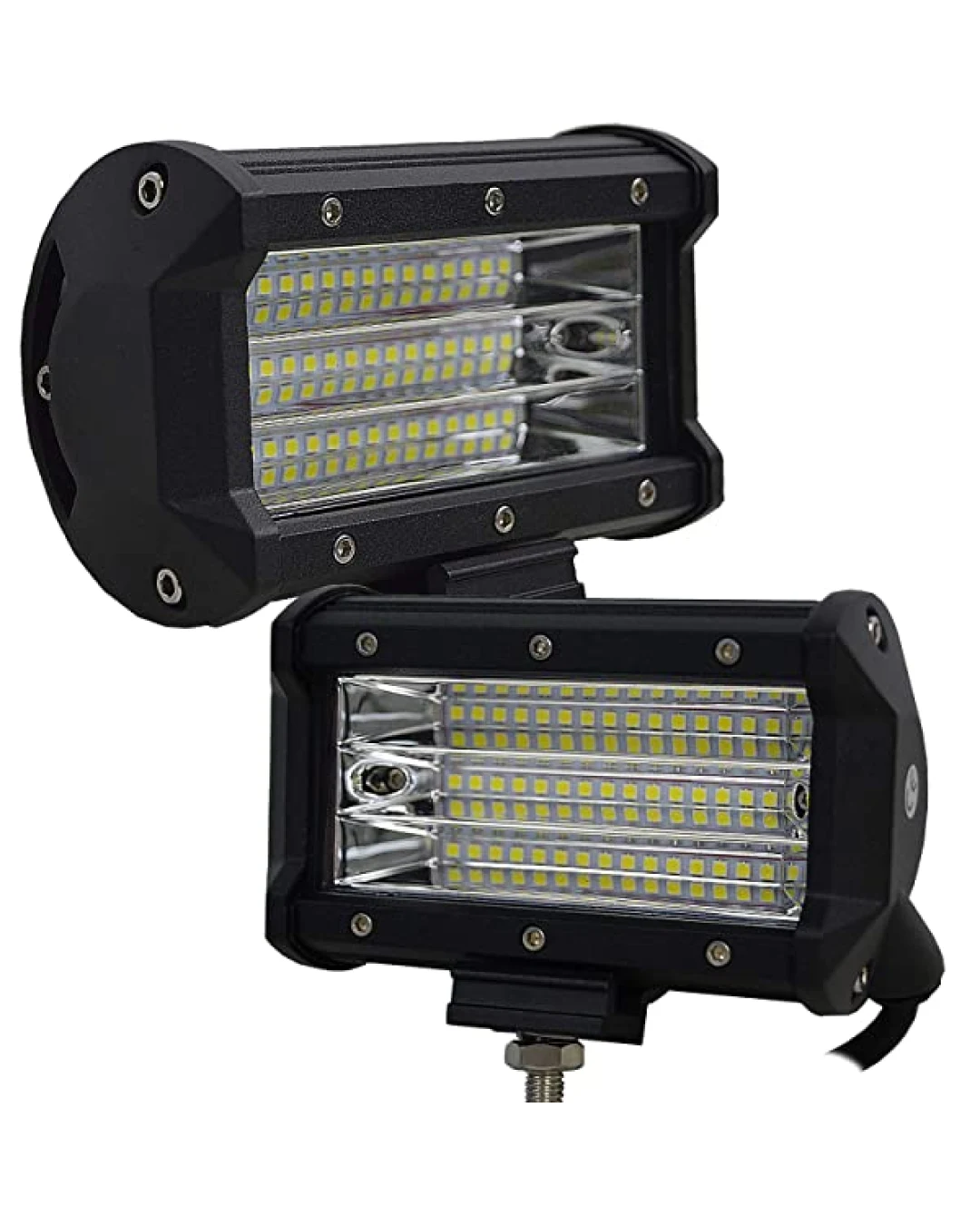 Универсален 90W Лед LED Халоген Фар Работна Лампа 12V - 24V с комбинирана бяла светлина за автомобил офроуд бус ван камион