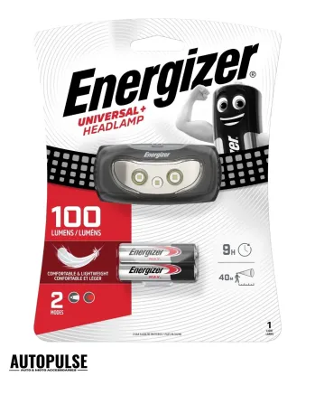Челник за глава Energizer Universal Plus 100-лумена (2 бр. ААА)