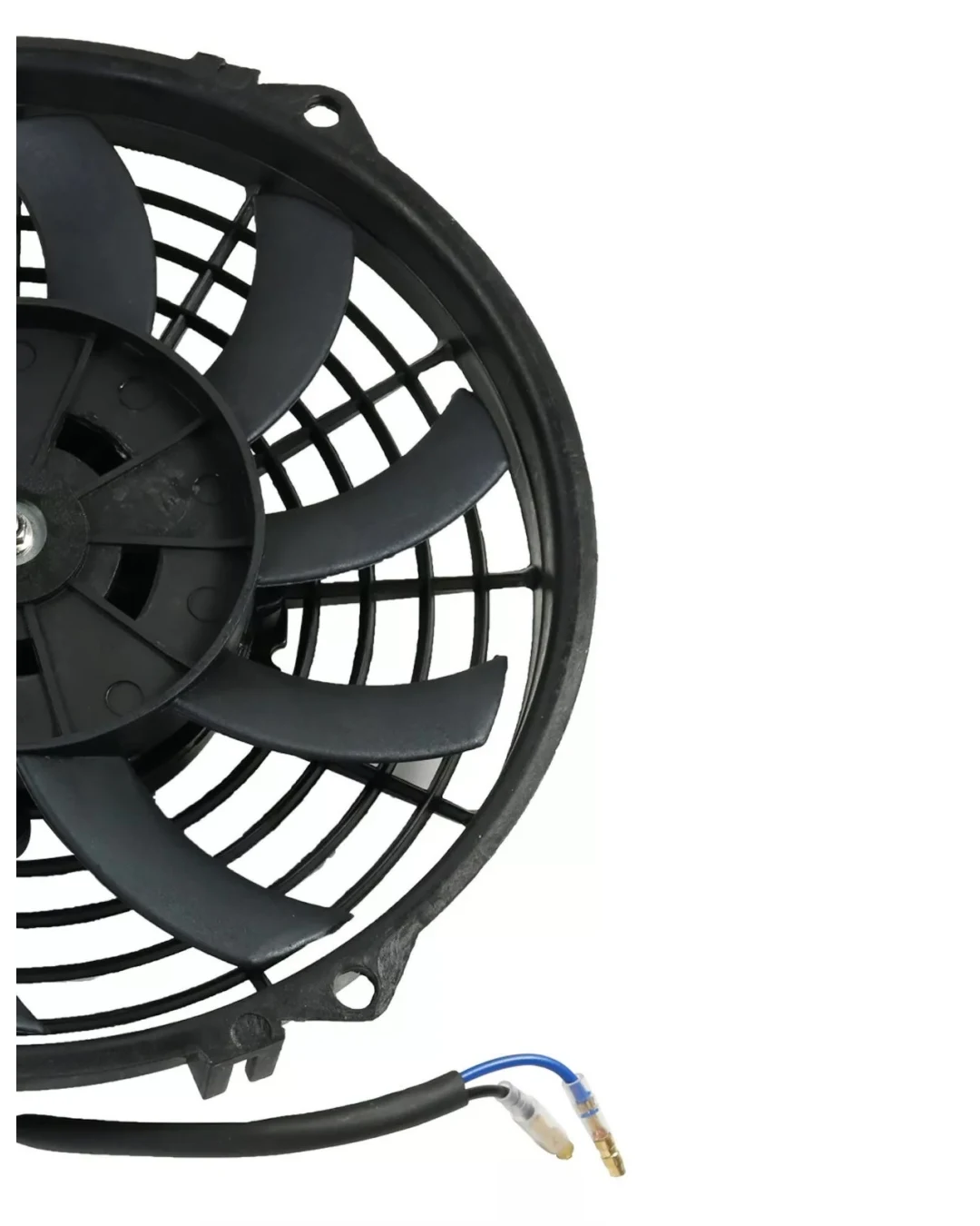 Универсален електрически вентилатор перка за радиатор – 9 инча (23 см), 12V, 80W, ABS и стомана, безшумен