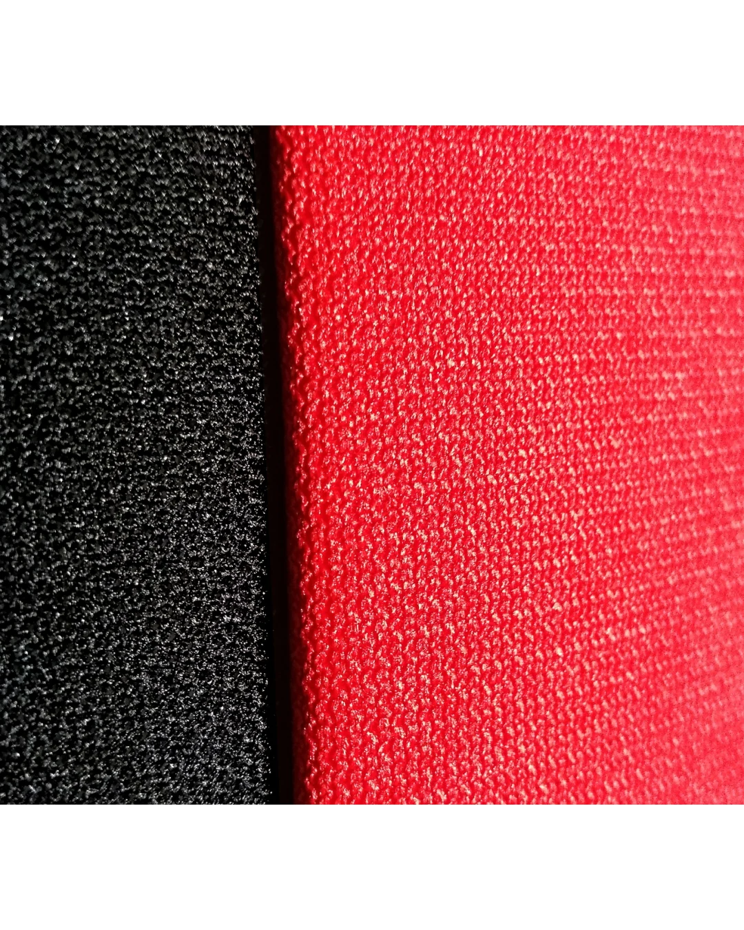 Универсален комплект тапицерия (калъфи) за седалки - черна с червено