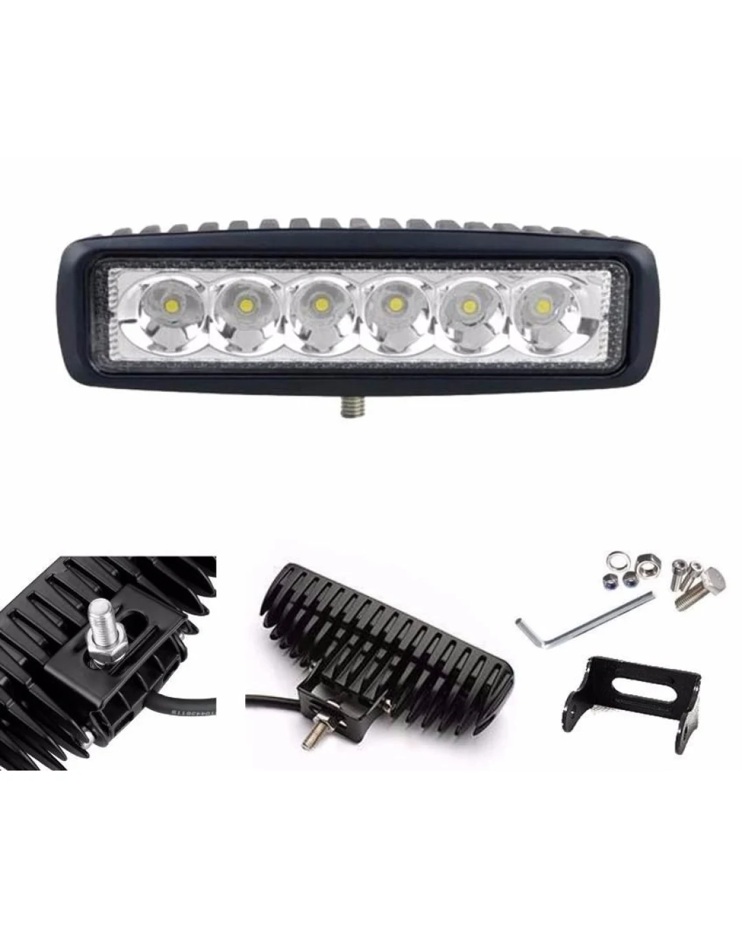 Универсален Лед LED Халоген Фар DRL дневни светлини 12V - 24V за автомобил офроуд бус ван камион