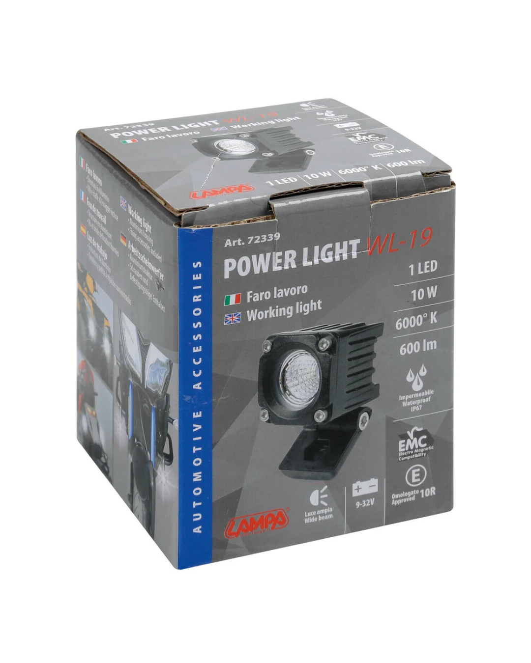 Универсална LED светлина за мотор LAMPA 72339