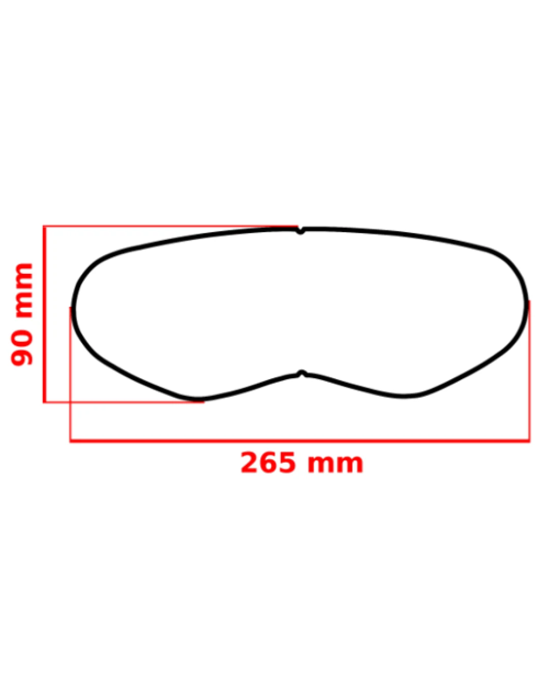 Универсална плака ANTIFOG FOGCITY ENDURO FCE003